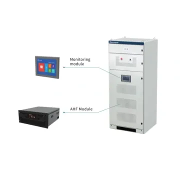 Active harmonic filter cabinet with monitoring module